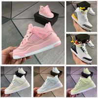Wholesale Infant Toddlers Quality Products J S Children s Carnival Leather Sports S Casual Shoes Light Green Light Grey Khaki Basketball Shoes