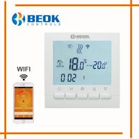 Wholesale Programmable Room Heating Boiler WIFI Thermostat Digital Temperature Controls Regulator Wifi Control Thermostat for Gas Boilers1