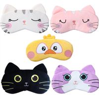 Wholesale Sleeping mask cotton cat eye mask cute travel rest band to help sleep children Perfect Fashion and Useful Brand New cma26