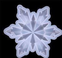 Wholesale Mirror Crystal Gutta Percha Mold White Large Snowflake Double Deck Silicone Mould Handmade Make Accessories Hot Sale ty J2