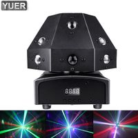 Wholesale 16pcs LED RGBW Laser Lights Sound Control Professional Disco Stage Laser Projector Party DJ Effect Lights For Wedding Club Bar