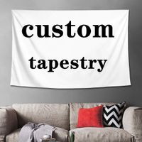 Wholesale Customized Tapestry custom print Tapestries Wall art Print Your Photo Hippie Wall Hanging Blanket Tapestry room home decor