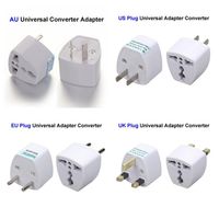 Wholesale US EU AU UK Plug Adapter United Kingdom Universal AC Travel Power Adapter Converter Electrical Outlets