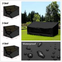 Wholesale Chair Covers Seats Waterproof Cover Garden Park Patio Outdoor Benchs Furniture Sofa Table Rain Snow Dust Protector