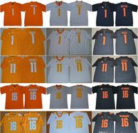 Wholesale NCAA Peyton Manning Tennessee Volunteers College Jason Witten Jersey Jalen Hurd Orange Grey White Joshua Dobbs Football Jerseys