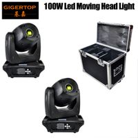 Wholesale 2IN1 Flightcase Pack W High Power Mini Led Moving Head Light DMX512 Sound Auto Running Channels High Brightness Smooth Pan Tilt Move