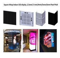 Wholesale Display Ceiling Mounted Wall Round Square Pillar Led Video Module P2 Diy Triangle Box
