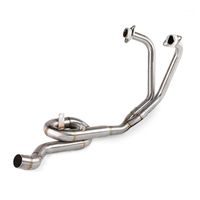 Wholesale For R25 R3 Full Exhaust System Link Pipe Stainless Steel mm for YZF R3 R25 MT Slip on1