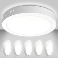 Wholesale Downlights LED Flush Mount Panel Ceiling Light Fixture W AC85 V Flat Round Surface Mounted Downlight Lamp for Closet Hallway Stairs Kitchen Home