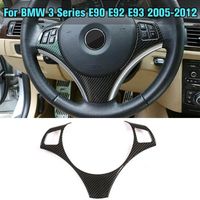 Wholesale NEW Car Steering Wheel Decoration Cover Trim Frame Sticker For Series E90 E92 E93 Car Accessories1
