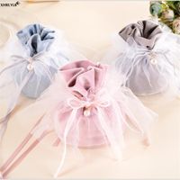 Wholesale Gift Wrap XHRLYLB pc Chinese Yarn Bag Creative Wedding Supplies Candy Box Children Birthday Party Christmas Bag
