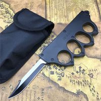 Wholesale Cool Steel AUTO OPEN Blade knife Automatic knife Zinc alloy Handle Camping outdoor self defense life saving knives EDC Tool Fruit knifes BM