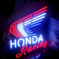 Wholesale for Honda Neon Lights Ultra thin Design is Suitable for Home Decoration or Office Bar Recreation Room Windows Garage Walls Party Gifts