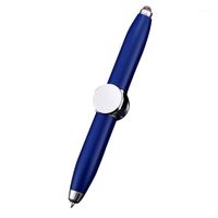 Wholesale Ballpoint Pens Spinner Multi Function Pen Decompression Light Ball Shape Relieve Stress Pack In Box Gift1