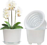 Wholesale Meshpot Inches Plastic Orchid Pot With Holes Double Layers Garden Pot Planter Container Root Controlling Patent Technology Y200709