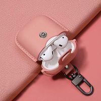 Wholesale Fashion headphone accessories designer earphone cases high quality leather full package with buckle for pro with box nice cool