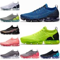 Wholesale Multi Color Fashion Knits Laceless Womens Tennis Running Shoes Gym Blue Volt Mens Trainers HOT PUNCH Cushion Black Mens Sneakers