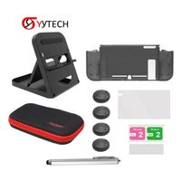 Wholesale SYYTECH Game Accessory Bundles Pack kit Storage Case in Protective Film Bracket Stylus TNS for Nintendo Switch NS