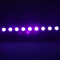 Wholesale Hot sale AC100V V W UV LED Remote controlled Auto Sound DMX Purple Light DJ Wedding Party Stage Light Black Stage Lighting