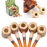 Wholesale Adult Handmade Portable Corn Pipe Smoking Accessories Men Natural Corncob Pipes New Arrival Practical Gadget Hot Sale yd J2