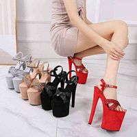 Wholesale Princess bar dance shoes sexy high heeled sandals cm platform open toe cm high heeled shoes new in
