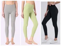 Wholesale women Tracksuits leggings yoga pants designers womens gym wear icon solid color sports elastic fitness lady overall align tights short T2WQ