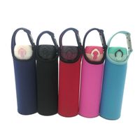 Wholesale Glass Water Bottle Sleeve Portable Bottle Cooler Cover Holder Strap for Outdoor Neoprene Insulated Collapsible Drink Bottle Cove J2
