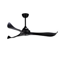 Wholesale Black White ABS Fan Blade Remote Control Pure Copper Wire AC Motor Indoor and Outdoor Use Low Power Ceiling Fan for Modern Decoration