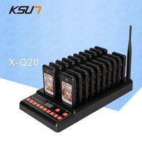 Wholesale Walkie Talkie KSUN T Q20 Restaurant Pager Wireless Calling System Receivers For Clinic Coffee Shop Waiter Pagers Queue