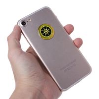 Wholesale 2014 New Arrival Anti radiation Mobile Phone Sticker Energy Saver Chip with Authenticity Card with Different Design R