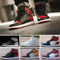 Wholesale Men Women Shoes High OG s Cheap banned Obsidian UNC game royal Athletics Sneaker Top Mens sport trainer Sneakers us5 Z81