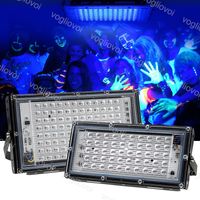 Wholesale Floodlights nm UV Curing Lamp W W V V Waterproof IP65 PC Aluminium Outdoor For Fluorescent Party Stage Lights DHL