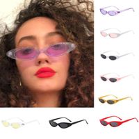 Wholesale Sunglasses Retro Vintage Clout Cat Unisex Rapper Oval Shades Grunge Glasses Luxury Lunette De Soleil Women