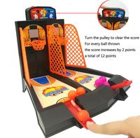 Wholesale Desktop Basketball Games Mini Finger Basket Sport Shooting Interactive Table Battle Toy Board Party Games Toys For Boys Gifts