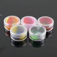 Wholesale Vaporizer oil non stick silicone container clear ml plastic dab wax storage jar shatter glass water pipes acrylic silicon jars BWD13575