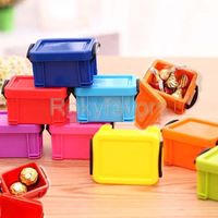 Wholesale 18PCS Mini Lock Container Candy Boxes Party Favors Wedding Reception Table Sweet Decors Birthday Event Gift Holder Supplies1