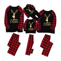 Chennie Family Matching Clothes Women Men Kid Baby Battery Print Nightwear Pajamas Set