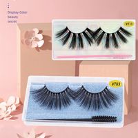 Wholesale TOP Sale In US MM Mink Fake Eyelashes Hand Made WholesaleThick Mixed Individual Makeup Tools Beauty Lashes Newest d Full Strip Lashes