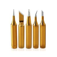 Wholesale LY Electroplated golden solder tip Solder Iron Tips M T Lead Free Lower Temperature Soldering Welding Tools for Soldering Station