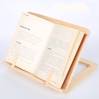 Wholesale Wood Book Stand Holder Adjustable Portable Wooden Bookstands Laptop Tablet Study Cook Recipe Books Stands Desk Drawer Organizers VTKY2220