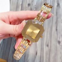 Wholesale New Arrivial Fashion Woman watches stainless Steel Luxury women watch clock Nice Ladies Table clock gifts accessories