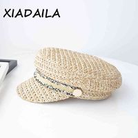 Wholesale Advanced women s dign military popular breathable straw hat sun visor material Wisk new in