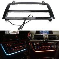 Wholesale For BMW Series F30 LCI Center Console with Blue and Orange Color Radio Trim Led Dashboard Atmosphere Light AC Panel Light