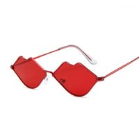 Wholesale Sunglasses Love Heart Shape Women Rimless Frame Tint Clear Lens Colorful Sun Glasses Female Red Pink Yellow Shades Travel1