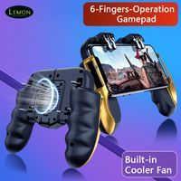 Wholesale Gamepad Pubg Controller Android Joystick Mobile Game Pad Game Controller Handheld Players WinexFor IPhone Xiaomi With Cooler Fan