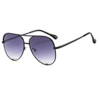 Wholesale Lady Driver Pilot Sunglasses Women Mirror Shades Black Silver Eyewear Men Designer Sun Glasses For Driving Metal Frame