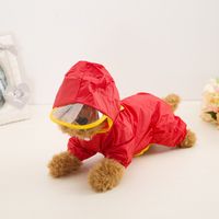 Wholesale Pets Waterproof Raincoat Pet Clothes Hats Hoodies Puppy Poncho Multicolour Small Medium Sized Dogs Supplies Raincoats Fashion sl F2