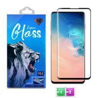 Wholesale Tempered Glass For Samsung Galaxy S21 ultra S20 plus S9 Note ultra Case Friendly Full Edge Screen Protector D Curved With Retail Box