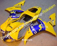 Wholesale Fairings Fit For Yamaha YZF R1 YZFR1 R1 YZF R1 Yellow Blue ABS Motorbike Complete Fairing Injection molding