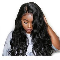 Wholesale Undetectable Invisible Lace Front Wigs HD For Black Women Real Virgin Brazilian Long Body Wave Transparent Hd Full Lace Human Hair Wig Free